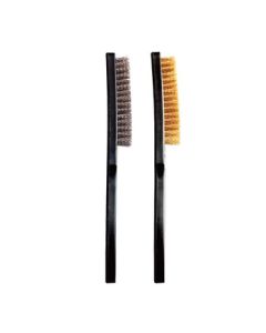 Blue Phoenix 25*220 Steel Wire Brush, Kitchen Grill Cleaning Stainless Steel Brush, Industrial Iron Brush with Long Handle, Copper Wire Brush, Black Copper Wire Brush (4 pcs)