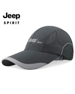 Jeep Men's Baseball Cap Mesh Quick-Dry Sun Hat Unisex Sports Casual Hiking Sun Cap