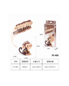 Animal puzzle monkey