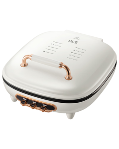 Yamamoto Electric Griddle for Home Use, Extra Large and Deep 33mm Double-Sided Heating Pancake Maker, Sandwich Maker, Breakfast Machine with Large-Size Pancake Griddle Pan EL798