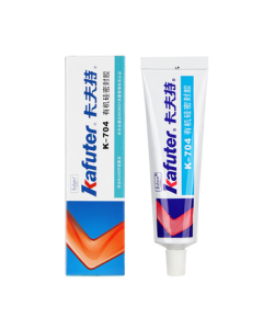 Kafuter K-704 Silicone Sealant Industrial White RTV Silicone Transparent Electronic Sealing Insulation White 45g/Tube