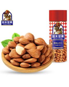 Rushui Nuts Original Flavor Large Round Tub of Mountain Almonds 630g
