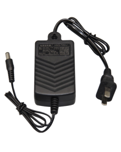 Small Ear Indoor Power Adapter DC12V2A, Security Camera Stable Voltage, Indoor 3C Certified Black HMQ-T2M-J