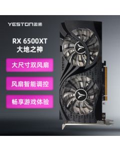 yeston AMD RADEON RX 6500 XT 4G D6 Earth God 6nm Gaming Graphics Card