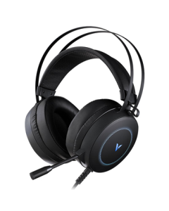 Rapoo VH160 Wired Gaming Headset - Delta Action FPS, Sound Localization for Chicken Dinner, Dedicated Esports Headset with Virtual 7.1 Surround Sound, Noise-Canceling Microphone