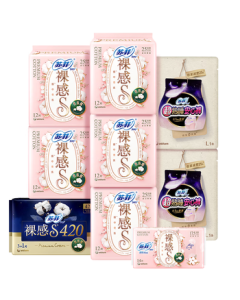 Sofy Naked Feel S Noble Cotton 250+ Night Use 420+ Panty Liners 175+ Safety Pants L Size Full Cycle (60+4+14+2)