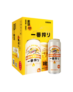 Kirin Ichiban Shibori Lager Beer 500ml*15 Cans Gift Box for Mid-Autumn Festival