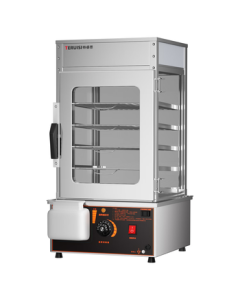TERUISI Commercial Steamer for Buns, Breakfast Steamer Machine for Convenience Stores, Steamer Cabinet with Glass Door, Electric Steam Cooker, Steam Oven, and Insulated Cabinet for Steamed Buns and Mantou