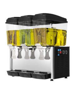 Lecon Commercial Beverage Machine Multi-function Juice Dispenser Fully Automatic Cooling Machine Self-service Drink Dispenser KK18PLR-3 Three-Tank Dual-Temperature Spray [Multiple Styles Available]