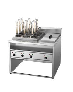 Lecon Commercial Noodle Cooking Pot, Noodle Stove, Congee Cooking Pot, Multi-Compartment Oden Electric Cooking Stove + Soup Stove LC-DK-CY91A
