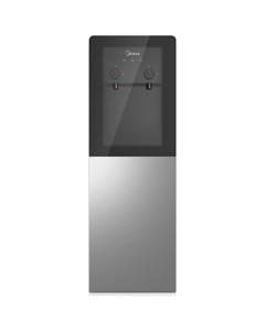 Midea (Midea) Water Dispenser Tea Bar Machine Household Top-Mounted Water Purifier All-in-One Living Room Standing Barrel-Type Dormitory Office YR1002S-X [Tempered Glass Double Door]