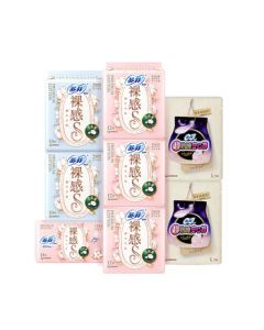 SOFY Naked Feel S Noble Cotton 250 + Night Use 290 + 175 Panty Liners + Safety Pants L Size Combo (36+20+14+2)