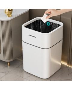 Jiabangshou 13L Stylish Lid-Free Trash Bin for Living Room, Large Office, Home, Kitchen, Bathroom, Toilet – Viral Trendy Bin