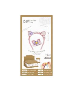 Crochet headband hair clip 2-piece set
