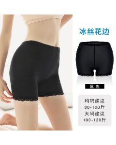 Lace Triple Leggings Safety Pants White Size L