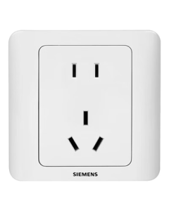 Siemens (SIEMENS) Socket Panel 10A Five-hole Socket 86-Type Flush-mounted Panel Vista Elegant White 5UB82143NC01