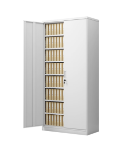Juguan File Cabinet Finance Office Metal Filing Cabinet Office Storage Cabinet with Lock Seven Shelves Voucher Cabinet Equipment Cabinet
