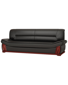 Zhongwei Office Sofa Set - Modern Minimalist Three-Seater Business Reception Sofa with Coffee Table