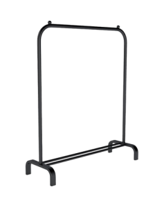 Huakai Star Clothes Drying Rack Floor Stand Hanger Laundry Rod Wardrobe Rack for Bedroom Dormitory with Reinforced Thick Tube YJ07