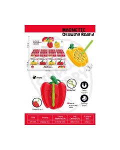 Magnetic Drawing Board Bell Pepper 24pcs
