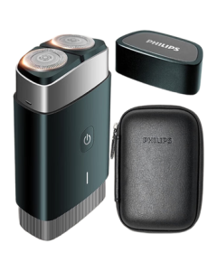 PHILIPS Electric Shaver, Portable Trimmer with Compact Design, 1-Hour Quick Charge, Full Body Washable, Model PQ889/06 Forest Green