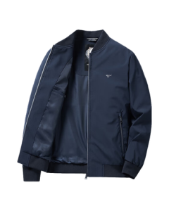 Septwolves Men's Jacket Autumn Casual Business Jacket with Baseball Collar Mid-Age Men's Clothing