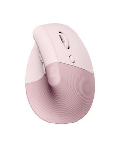 Logitech Lift Ergonomic Mouse - Vertical Mouse for Small Hands, Wireless Bluetooth Mouse, Instant Switching Between 3 Devices, Pink