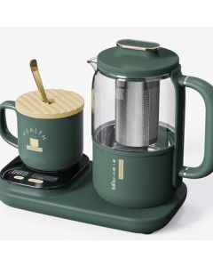 Bear Health Pot with Wireless Charging, Multifunctional Flower Tea Kettle, Electric Kettle 0.8L Mini YSH-D08E1 [Home Essential]
