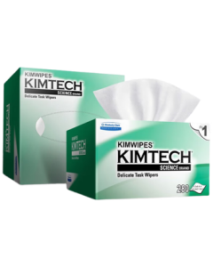 Kimtech Kimberly-Clark Precision Wipes Small Green Box / 210×110mm 280 Sheets/Box Laboratory Lens Dust-Free Wipes High-Standard Lens Cleaning Paper 34155