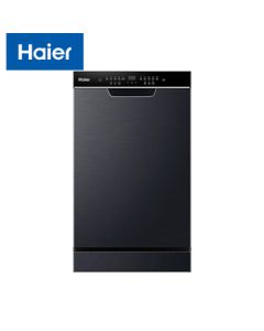 Haier Slim Waist X3000 Built-in Dishwasher, 12 Place Settings Large Capacity, 45cm Ultra-Thin, 80℃ Sterilization, Grade 1 Water Efficiency EYBW122286BKU1