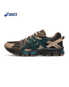 ASICS Men's GEL-KAHANA 8 Black/Coffee Running Shoes - Breathable, Durable, and Responsive - Size 44.5