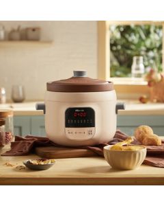 Bear Electric Stew Pot, Slow Cooker, Soup Pot, Electric Casserole, Purple Clay Pot, Baby Porridge Cooker, Congee & Bird's Nest Maker, 3L DDG-D30L3