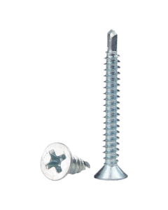 Anserui 410 Stainless Steel Cross Countersunk Head Self-Drilling Screws Flat Head Self-Tapping Dovetail Screws ST4.2×25mm 300pcs/Pack 22809