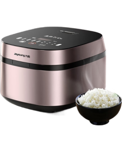 Joyoung Rice Cooker, 5L Large Capacity IH Electromagnetic Heating with Iron Pot Inner Pot, Smart Preset for 2-8 People, Model F-50T30