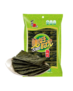 Good Times Original Flavor Seaweed 18g 24 Packets, Ready-to-Eat Seaweed Snacks, Afternoon Tea Kids' Snack Gift