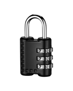 iGear 3-Digit Combination Lock Backpack Luggage Padlock Dorm Door Lock Gym Locker Small Padlock Anti-Theft Lock
