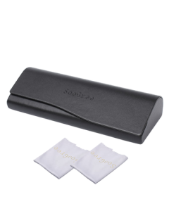 SooGree Portable Anti-Crush Large Capacity Foldable Magnetic Eyeglass Case for Optical Frames, Nearsighted and Reading Glasses, Business Minimalist