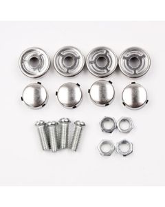 Opeeguan Electric Vehicle License Plate Screws, EV License Plate Fasteners, New Energy Vehicle License Plate Fixing Screws, 300 Pairs/Pack