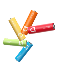 Mi 5-Size Alkaline Battery 40-Pack High Cost-Effectiveness Rainbow Color Appearance Bulk Packaging