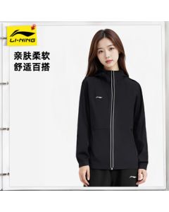 LI-NING Women's Sport Windbreaker - Comfortable, Stylish, Versatile, Windproof, Water-Repellent Long-Sleeve Casual Jacket