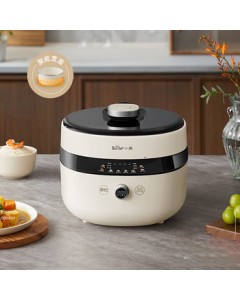 Bear Electric Pressure Cooker, Smart Electric Rice Cooker, Multi-functional Hot Pot and Soup Maker with Automatic Pressure Control, Low Salt and Flavor Enhancement, 4L YLB-D40Q1