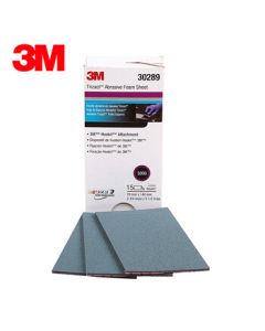 3M Sandpaper 70*140MM Automotive Paint Surface Polishing and Grinding Sandpaper, Pyramid Beauty Square Sand P3000, 5 Sheets