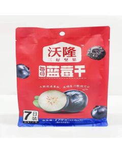 Walong Blueberry Dried Fruit Snacks, Original Flavor, 175g (25g x 7 Packs)