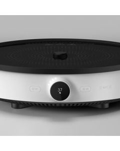 Xiaomi (MI) Mi Smart Induction Cooker 2 - High Power Stir-Frying, 99 Heat Levels, Multi-functional for Hot Pot, Cooking, Steaming, Frying, Boiling Water, Round Design for Home Use