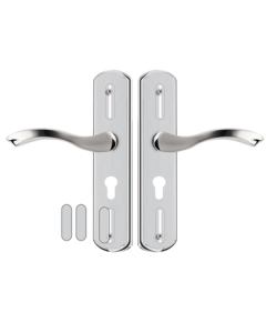 Hudun Bedroom Door Lock Universal Set for Room Doors Wooden Door Panel Handle No-Drill KTS04-125D