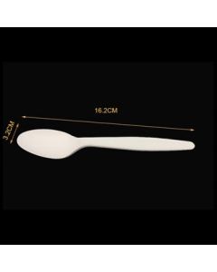 Zhigu Langyitong YTS-7G Disposable Biodegradable 7-Inch Spoons (1000 Pieces/Box)