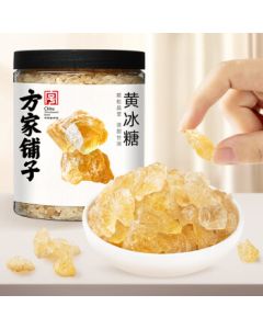 Fangjia Shop JD.com Tasting Event Same Product China Time-honored Brand Six-Star Yellow Rock Sugar 600g, Perfect for Tea, Herbal Tea, and Sweet Soup