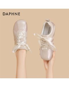Daphne Soft-Sole German Training Shoes Women's Spring New Casual Sneakers Versatile White Shoes 4025101135 Pink 36