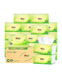 Heartex Facial Tissue, Tea Scent Delight, 3-Ply 130 Sheets * 24 Packs True S Size (Whole Carton Sale)