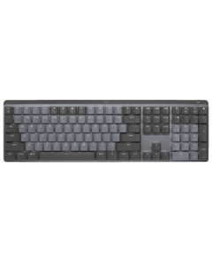 Logitech MX MECHANICAL Wireless Low-Profile Tactile Mechanical Keyboard for Business, Smart Keyboard, 110 Keys, Full-Size with Kailh Brown Switches
